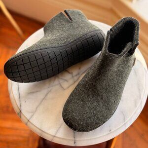 Glerups Womens Wool Forest Boot/Slipper Rubber Sole EU 38 US 7.5